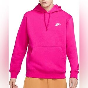 Pink Nike hoodie